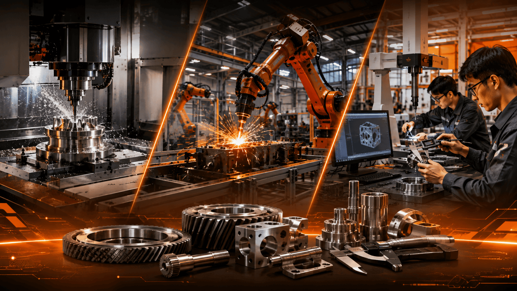 Gia Công CNC & Kim Loại Tấm 